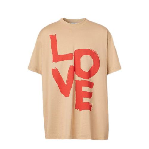  BURBERRY/博柏利 圓領印花T恤男士 80375851 PLFSX