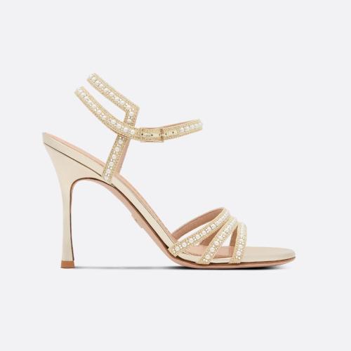  DIOR迪奧 22年春夏 女士 高跟涼鞋 Sandale a talon Dior Gem KCQ701PRM_S49K