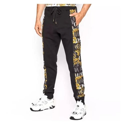  VERSACE JEANS/范思哲牛仔 男士黑色棉質(zhì)休閑褲 E73GAA3C0-EFS041-EG89 PLFSX
