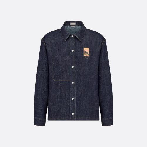  DIOR迪奧 22年春夏 男士 夾克 DIOR AND JACK KEROUAC 外套襯衫 033D490H214X_C587