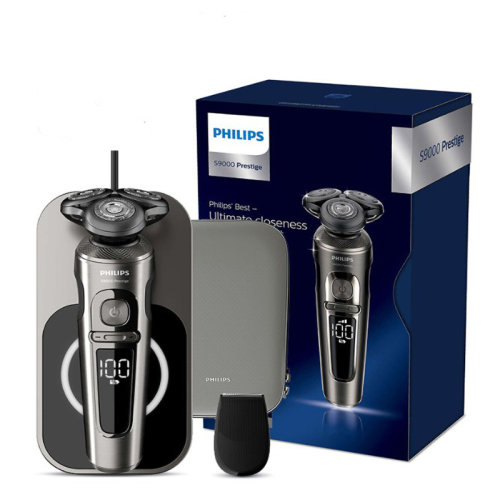 Philips/飛利浦 電動(dòng)剃須刀S9000荷蘭進(jìn)口 多功能理容刮胡刀 全身水洗 SP9860
