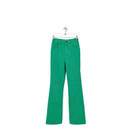  LOEWE羅意威 22年秋冬 女士 牛仔褲 Twisted jeans in denim S540Y11X12-4100
