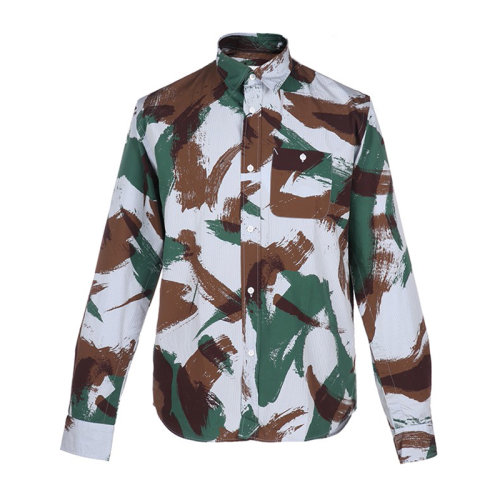 KENZO/高田賢三 棉質(zhì)男士長袖襯衫5CH401 1LT