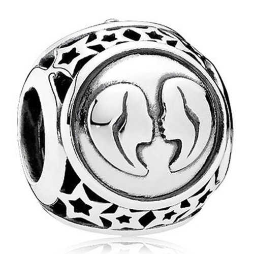 PANDORA/潘多拉 珍藏十二星座系列女士銀色925銀鏤空設(shè)計(jì)DIY手鏈珠子串飾串珠 7919 多款可選