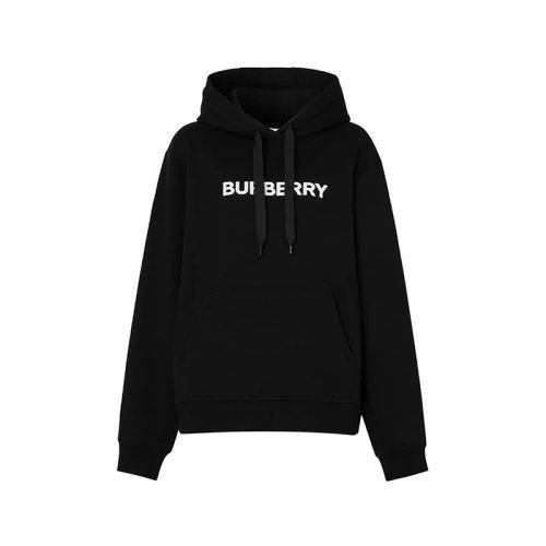 BURBERRY/博柏利 【22秋冬新款】 女款棉質連帽衛(wèi)衣運動衫徽標印花 80543861