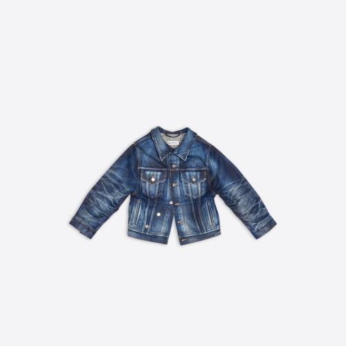  BALENCIAGA巴黎世家 22年春夏 女士 夾克 Womens Swing Jacket in Blue 697868TDW144443