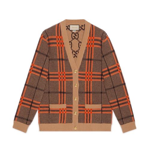  GUCCI古馳 22年秋冬 女士 雙面針織羊毛開衫 699872 XKCFX 2365