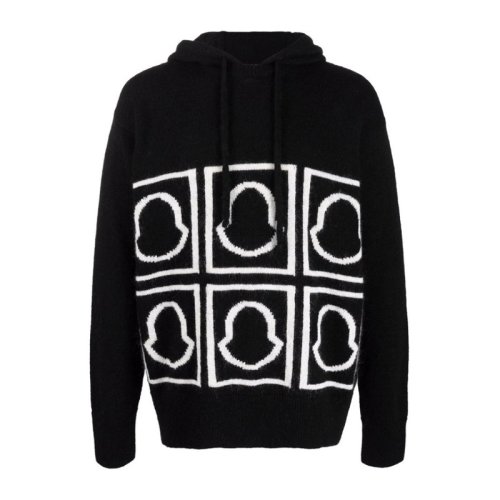  Moncler/蒙克萊 男士黑色羊毛衛(wèi)衣 9C00013 M1240 999 PLFSX