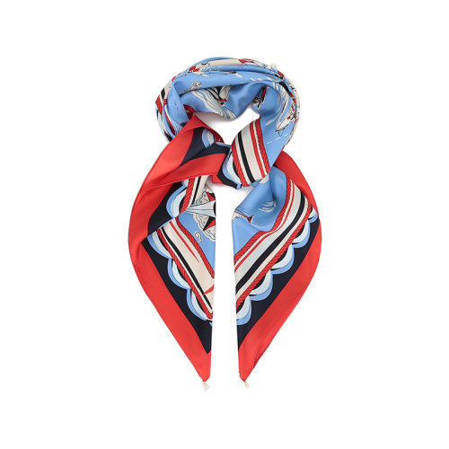 Tory Burch/湯麗柏琦  女士桑蠶絲方巾絲巾圍巾 63278