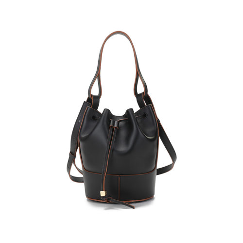 LOEWE/羅意威 女士Balloon系列皮革手提單肩斜挎包水桶包抽繩包氣球包小號(hào) A710C31X61