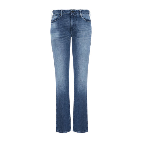 Emporio Armani/安普里奧阿瑪尼 牛仔藍(lán)色 男士牛仔褲 3K1J06-1DX3Z-0942