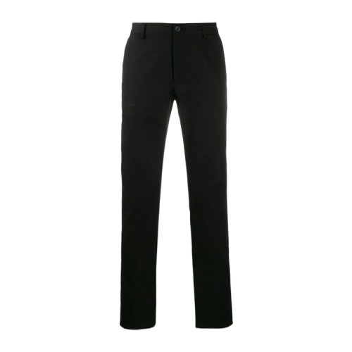 Burberry 博柏利 男裝 服裝 黑色棉質(zhì)商務(wù)直筒褲長褲 男士休閑褲