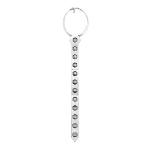  GUCCI古馳 22年秋冬 女士 飾鉚釘?shù)鯄嬵i圈 716679 I4601 0926