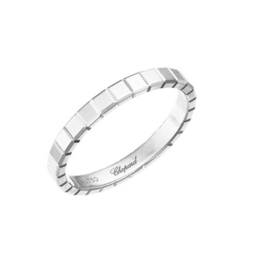 Chopard/蕭邦 經(jīng)典款I(lǐng)CE CUBE 女士銀色18K金冰塊戒指   827702-1199