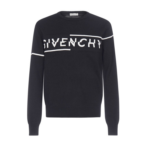 Givenchy/紀梵希 20年秋冬 百搭 男性 黑色 男士針織衫/毛衣 BM90B44Y5D004