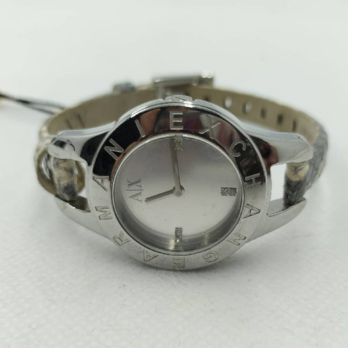 ARMANI EXCHANGE 女士蛇皮紋石英腕表  （表盒破損）（表瑕疵）