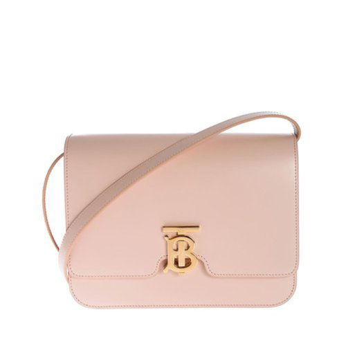 BURBERRY/博柏利  巴寶莉女包 經(jīng)典TB圖案 女士牛皮時尚翻蓋單肩包 80103371