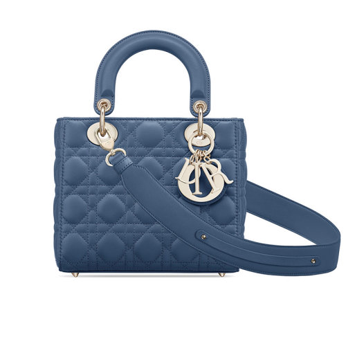 DIOR/迪奧 經(jīng)典款Lady Dior勛章款 女士五格小羊皮單肩手提包 （4色可選）