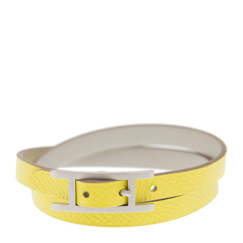 HERMES/愛馬仕 女士 配飾 黃色皮革細(xì)腰帶 女士腰帶 BEHAPIDTUC980SSL