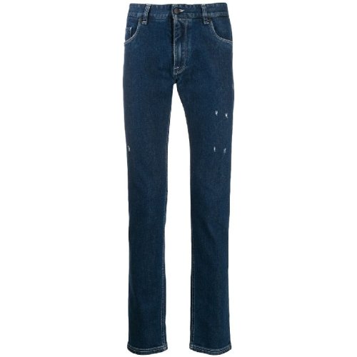  FENDI/芬迪 男士藍色棉質(zhì)牛仔褲 FLP201 A4QB F0QG0 PLFSX