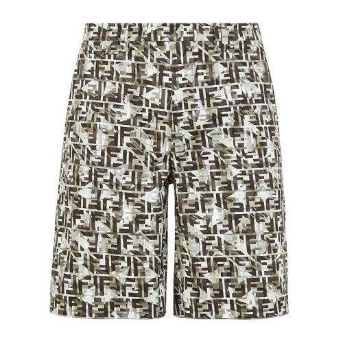  FENDI/芬迪 男士花色棉質(zhì)短褲 FB0574 ABBV F0KUK PLFSX