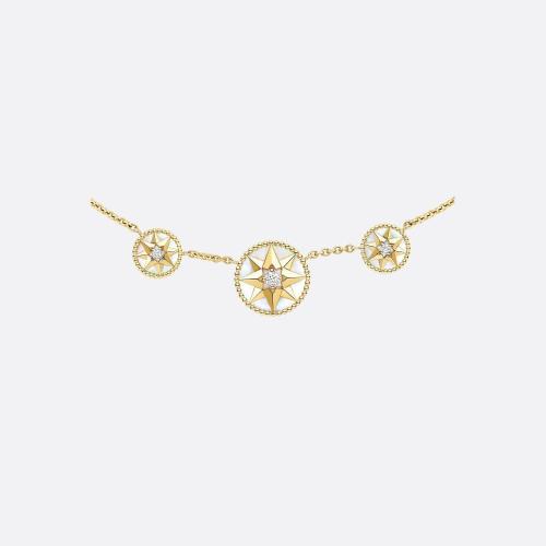  DIOR迪奧 22年秋冬 女士 項(xiàng)鏈 Rose des Vents 項(xiàng)鏈 JRDV95146_0000 預(yù)定商品1-3周發(fā)貨