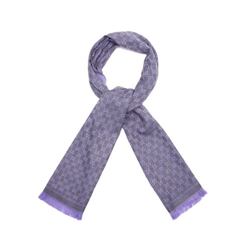 GUCCI/古馳 女士GG提花羊毛圍巾 411115 3G200