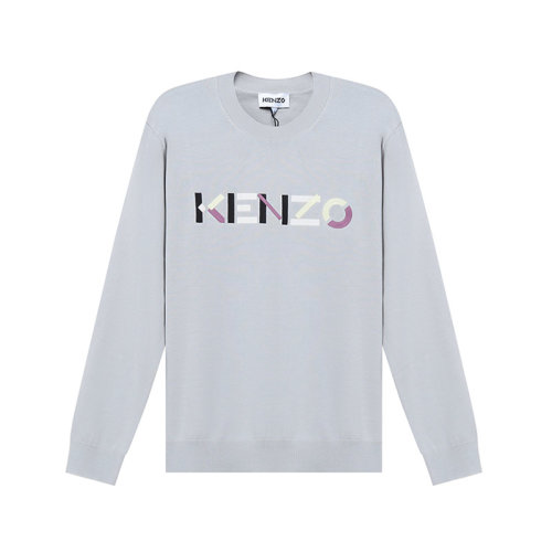 KENZO/高田賢三  男士針織衫/毛衣 男士棉質(zhì)圓領(lǐng)長(zhǎng)袖針織衫 FB5 5PU589 3LA