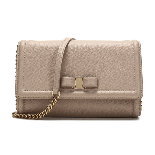 Salvatore Ferragamo/菲拉格慕 女士牛皮單肩斜挎包 22C940