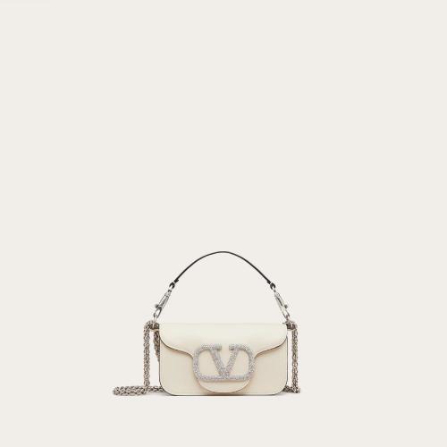  VALENTINO華倫天奴 22年秋冬 女士 單肩包 PETIT SAC PORTé éPAULE LOCò A_VEC LOGO BIJOU