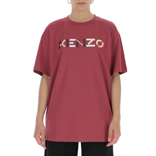  KENZO/高田賢三 女士紫色棉質(zhì)短袖T恤 FB62TS9744SA 85