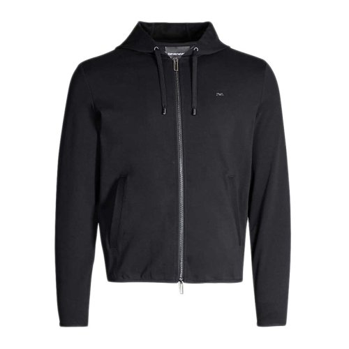  Emporio Armani/安普里奧阿瑪尼 男士黑色棉質(zhì)夾克外套 8N1BN2 JBTZ 0999 PLFSX