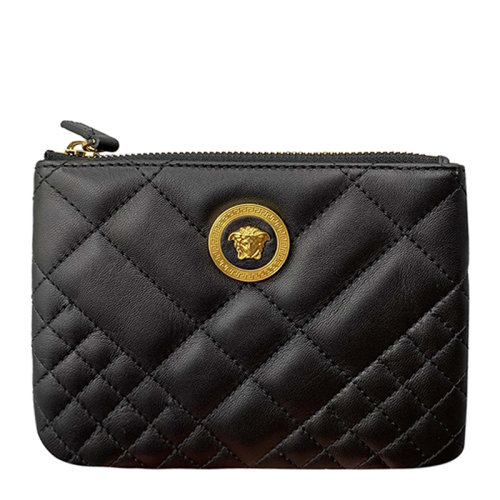 VERSACE/范思哲 杜莎小手包皮質(zhì)零錢包   at