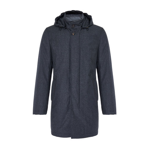 CANALI/康納利 男士連帽立領(lǐng)連帽風(fēng)衣外套  O20261A-SG01428-112 秋冬款
