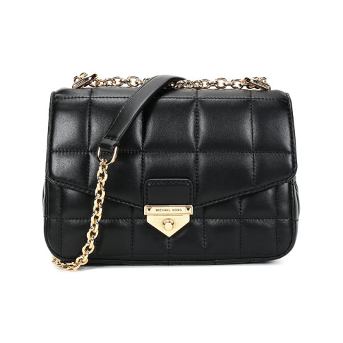 【高圓圓同款】Michael Kors/邁克·科爾斯  MK女包 專柜同款 SOHO系列小號(hào)羊皮革手提單肩斜挎包 30H0G1SL1T