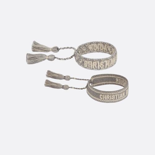  DIOR迪奧 22年秋冬 女士 手鏈 手鏈套裝-灰色棉質(zhì)-oblique-印花 B0961ADRCO_D833 預(yù)定商品1-3周發(fā)貨