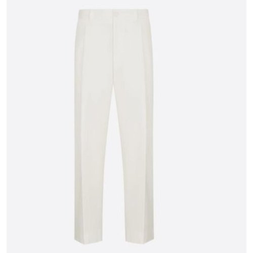  DIOR/迪奧 男士白色棉質(zhì)休閑褲 193C155A4451 030 PLFSX