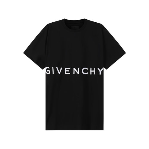 Givenchy/紀(jì)梵希 【22春夏新款】 男士棉質(zhì)寬松版圓領(lǐng)短袖T恤4G LOGO刺繡 BM71543Y6B