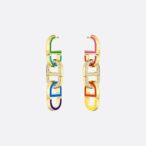  DIOR迪奧 22年秋冬 女士 耳環(huán) Boucles doreilles Color Dior JCCD94006_0000