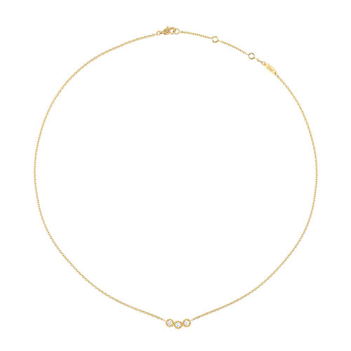 DIOR/迪奧 高級珠寶新款MIMIROSE系列 18K金鑲?cè)w鉆可調(diào)節(jié)鏈條項鏈JMRO95010_0000