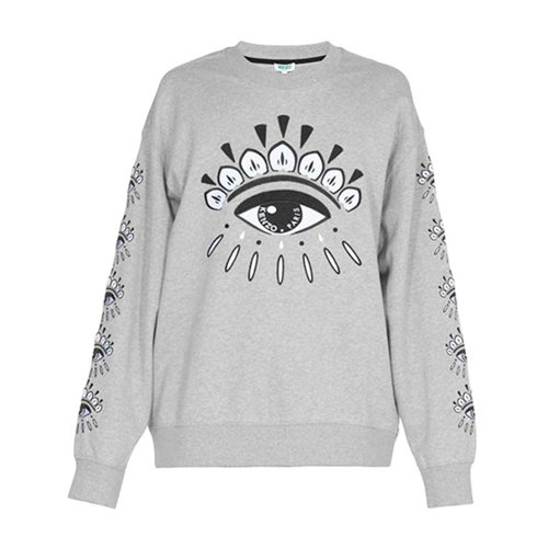 KENZO/高田賢三 男上衣 男士眼睛圖案圓領(lǐng)運(yùn)動(dòng)休閑上衣衛(wèi)衣 F955SW5584XJ