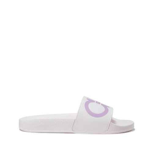 Salvatore Ferragamo/菲拉格慕 【22春夏新款】 女士PVC平底拖鞋涼拖Gancini圖案 0744128