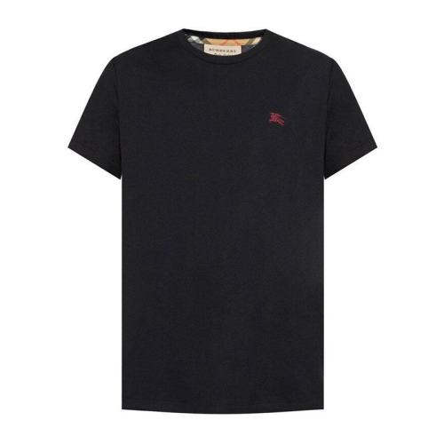  BURBERRY/博柏利 男士黑色棉質(zhì)短袖T恤 80038281 PLFSX