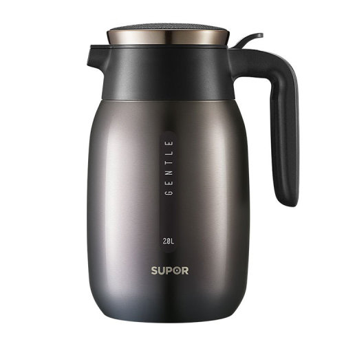 supor/蘇泊爾 星空不銹鋼真空保溫壺2.0L晨曦KC20BK1