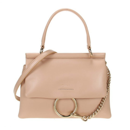 CHLOE/克洛伊女士棕色小羊皮小號(hào)手提包 C21AS413-F17-284