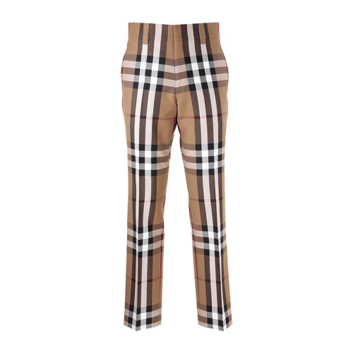 BURBERRY/博柏利 巴寶莉 時尚百搭 男褲 男士 格紋羊毛西褲 80366971