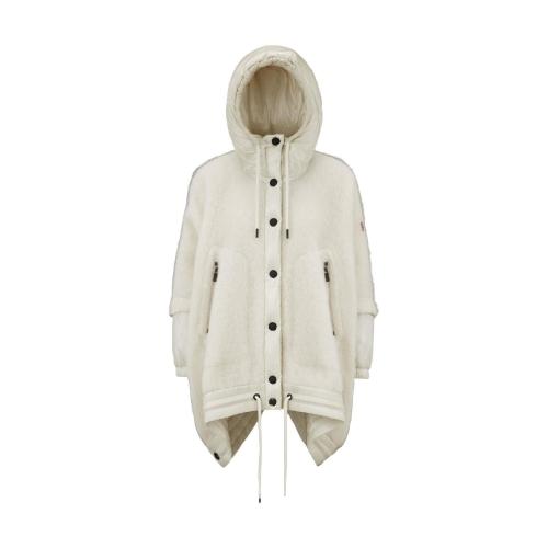  MONCLER蒙可蒙克萊 22年秋冬 女士 斗篷 Mohair， Wool %26 Alpaca Cape H20983G00004M1254034