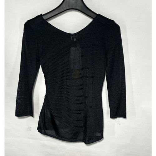 ARMANI COLLEZIONI/阿瑪尼卡爾茲 黑色女士長(zhǎng)袖針織衫