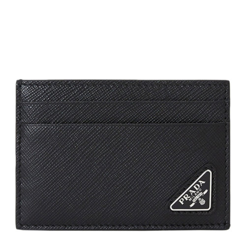 PRADA/普拉達男士黑色卡夾 2MC047-QHH-F0002