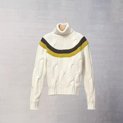  HERMES愛馬仕 22年秋冬 男士 針織衫 Pull col roule ??Yoke Torsade?? H267275HA84LA